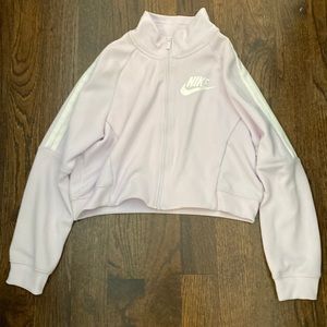Lavender Nike zip up jacket